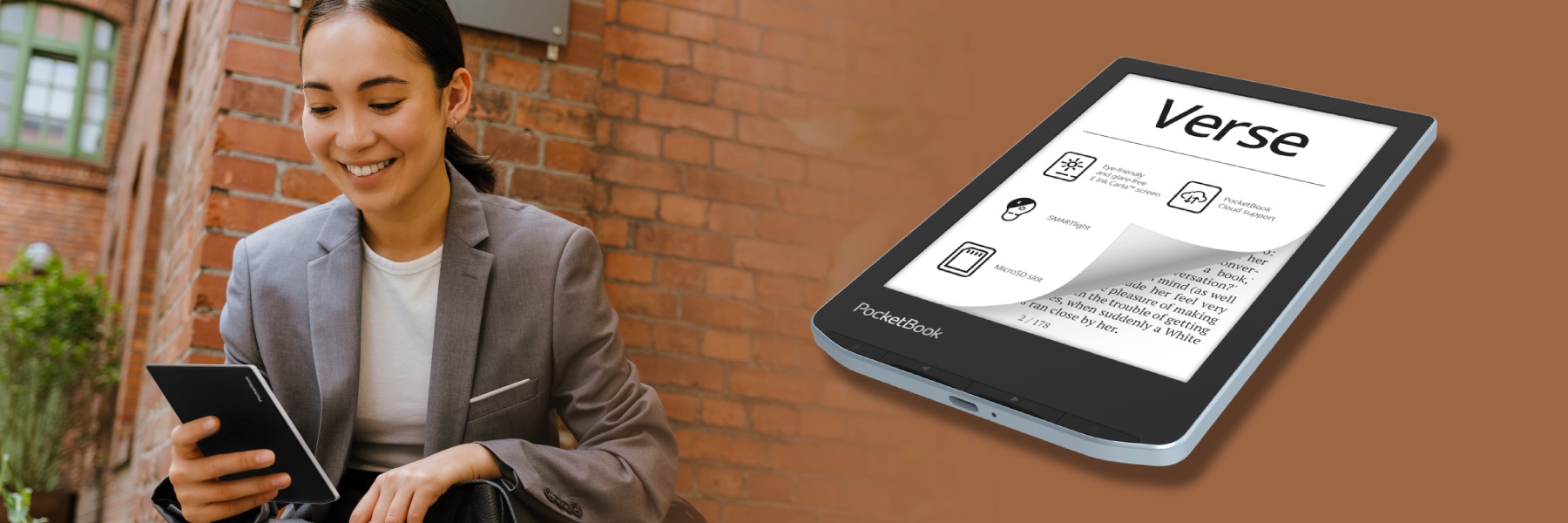 PocketBook Verse: новое поколение легкости и удобства чтения