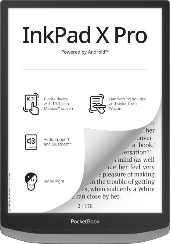 Большой e-note и ридер электронных книг для работы и удовольствия!